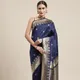 N BLUE__Royal Rajgharana Sarees